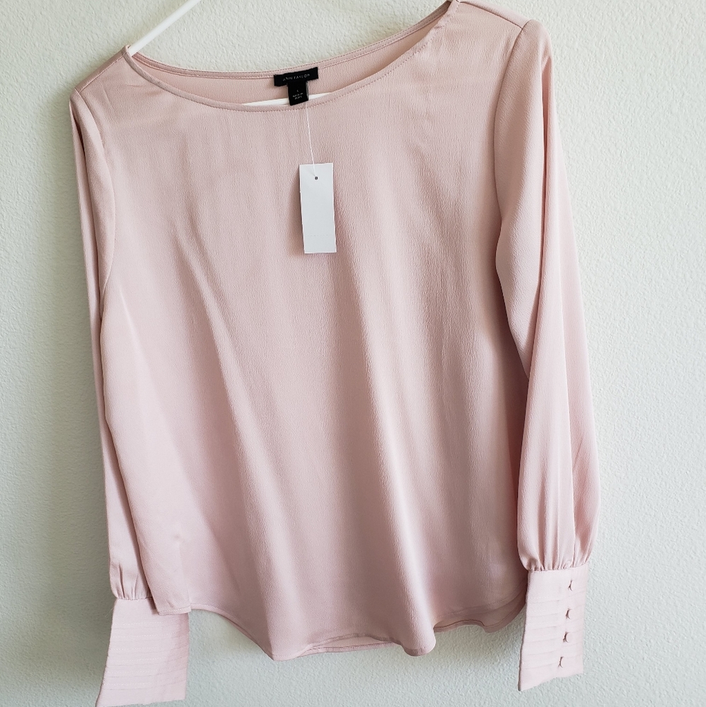Ann Taylor Pink Blouse